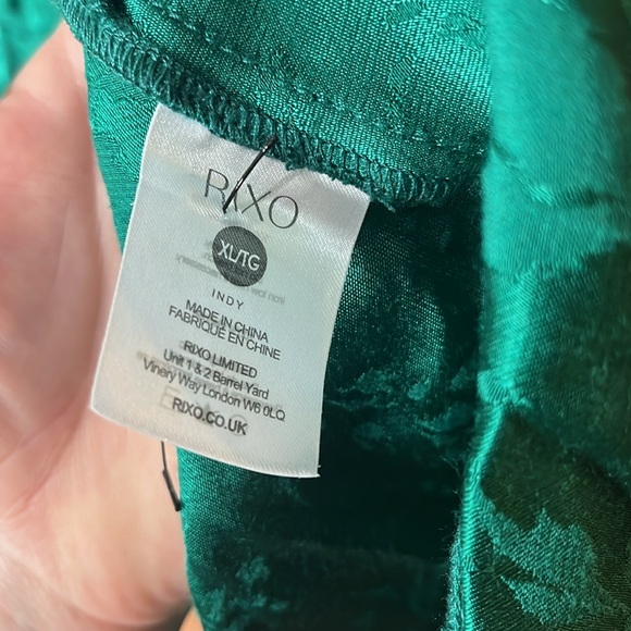 RIXO Green Women's Dress - Picture 4 of 7